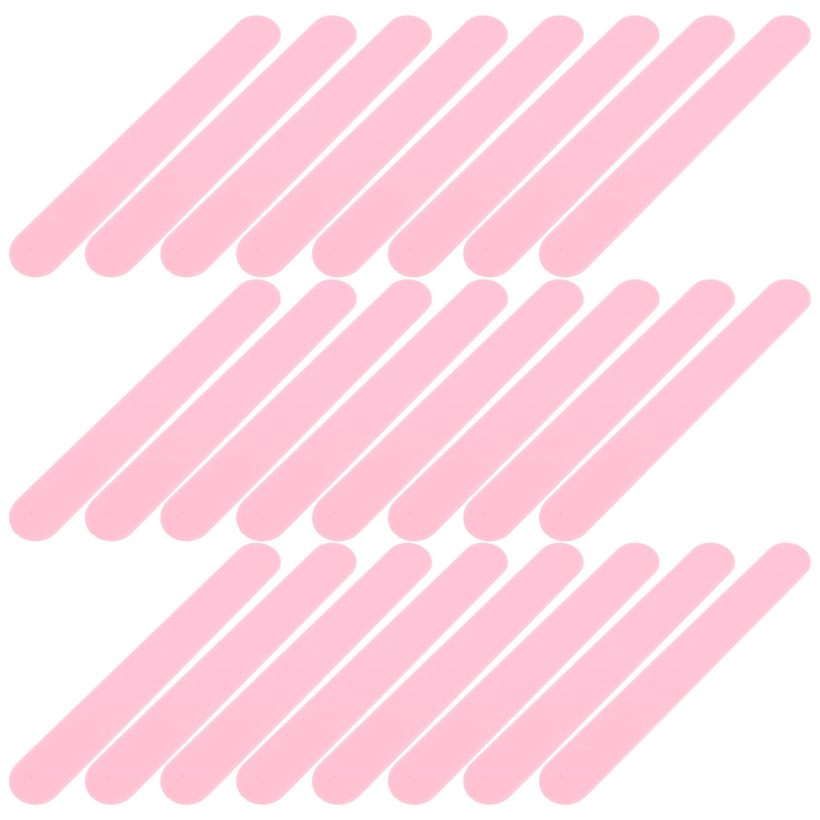 Healeved 25pcs Tongue Depressors Plastic Spatulas Scrapers Lip Cheek Retracto r for Dentist Healthy Oral Care Popsicle Sticks for Food, Laboratory Tongue Scraper Pin k