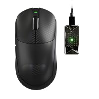 MAMBASNAKE X ATTACKSHARK X8ULTIMATE Mouse Da Gaming Wireless-Nero