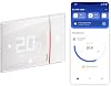 Bticino, Smart WiFi Smarther2 with Netatmo SXW8002, Built-in Ambient Thermostat, Programmable, App Control, Alexa and Google, Humidity Display, White, Singolo