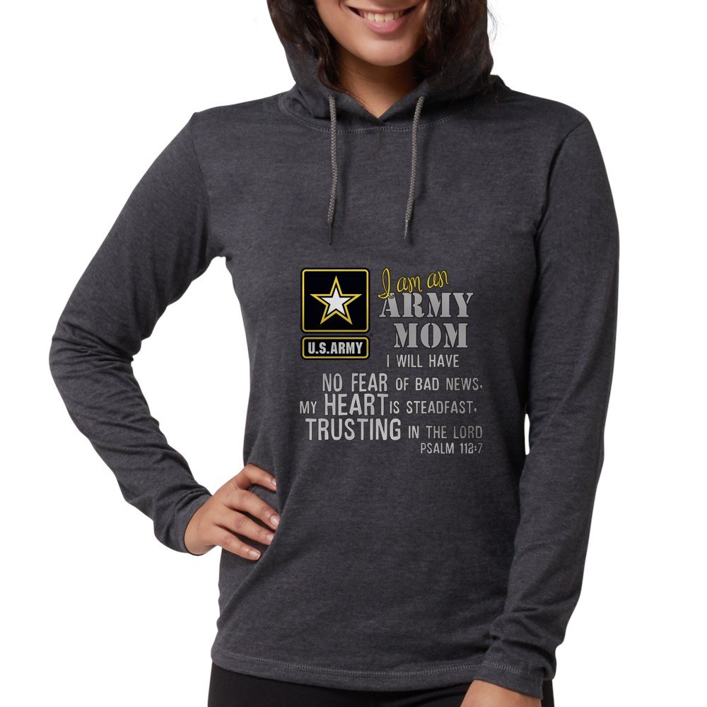 CafePress I Am An Army Mom No Fear Womens Hoodie T-Shirt