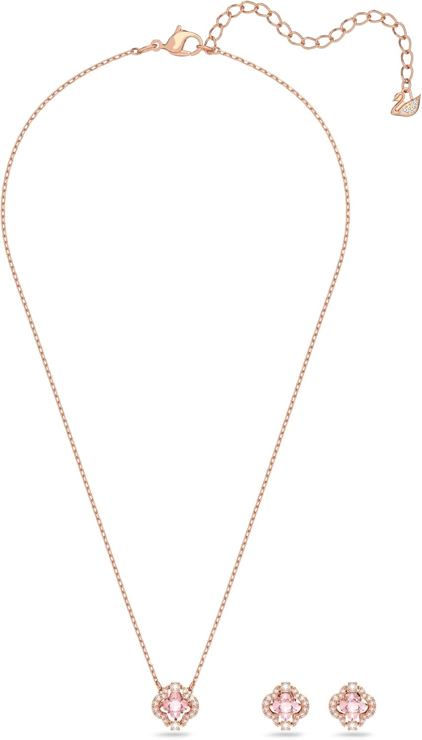 Swarovski Sparking Dance Crystal Necklace and Earring Set Jewelry Collection