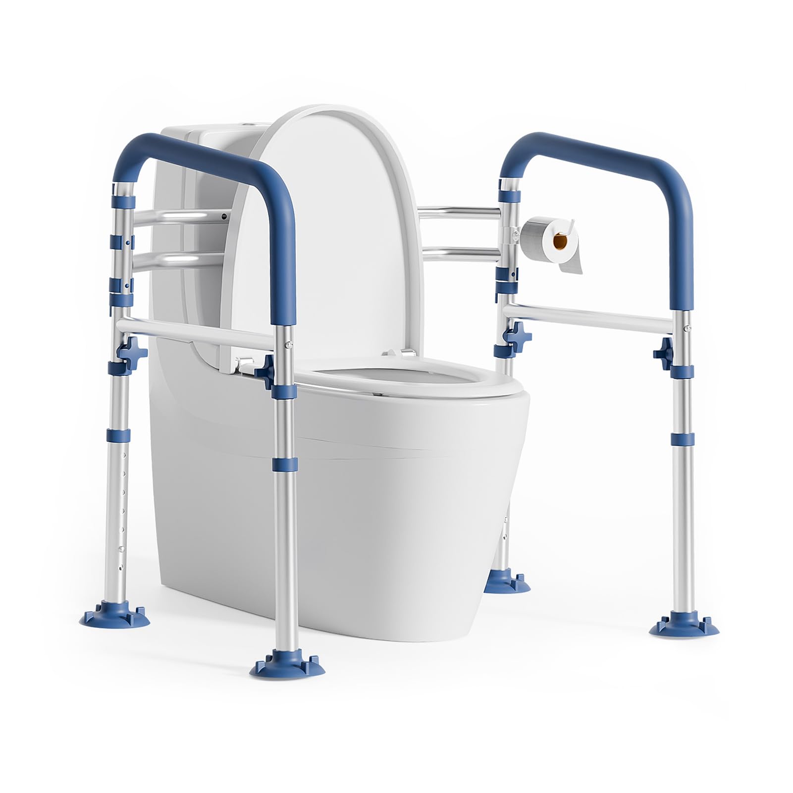 Amazon.co.jp: トイレ用安全レール、高さ調節可能なトイレフレーム、幅 