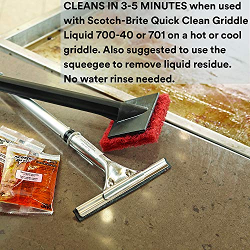 Scotch-Brite 746 Quick Clean Robuste Grillplatte, 14 cm Länge x 10 cm Breite x 2 cm Dicke (15 Stück)