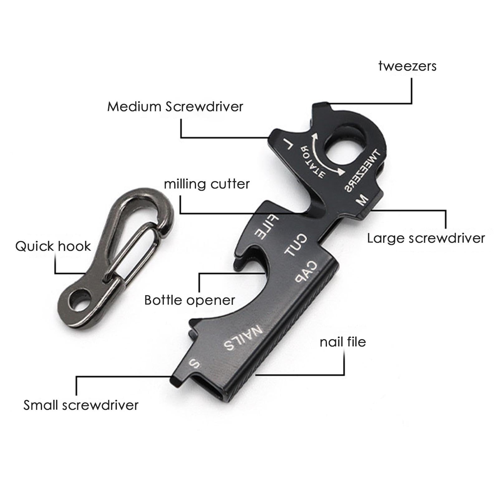 BitKey | Mini schroevendraaier sleutelhanger - zakformaat reparatie- e BitKey | Mini schroevendraaier sleutelhanger - zakformaat reparatie- e