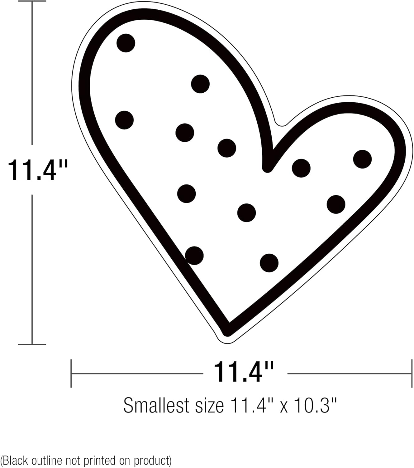 Carson Dellosa Kind Vibes Bulletin Board Letters & 12 Piece Extra Large Heart Bulletin Board Cutouts, Extra Large Hearts Bulletin Board Decorations, Classroom Cutouts for Classroom Décor