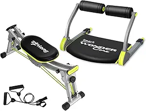 WONDER CORE Smart Sit Up Exercise Equipment, Abdominal Exercise Machine for Home, Ab Crunch Machine for Stomach Workout+WONDER CORE Ab Workout Equipment, Core Strength Trainer Ab Crunch Machine