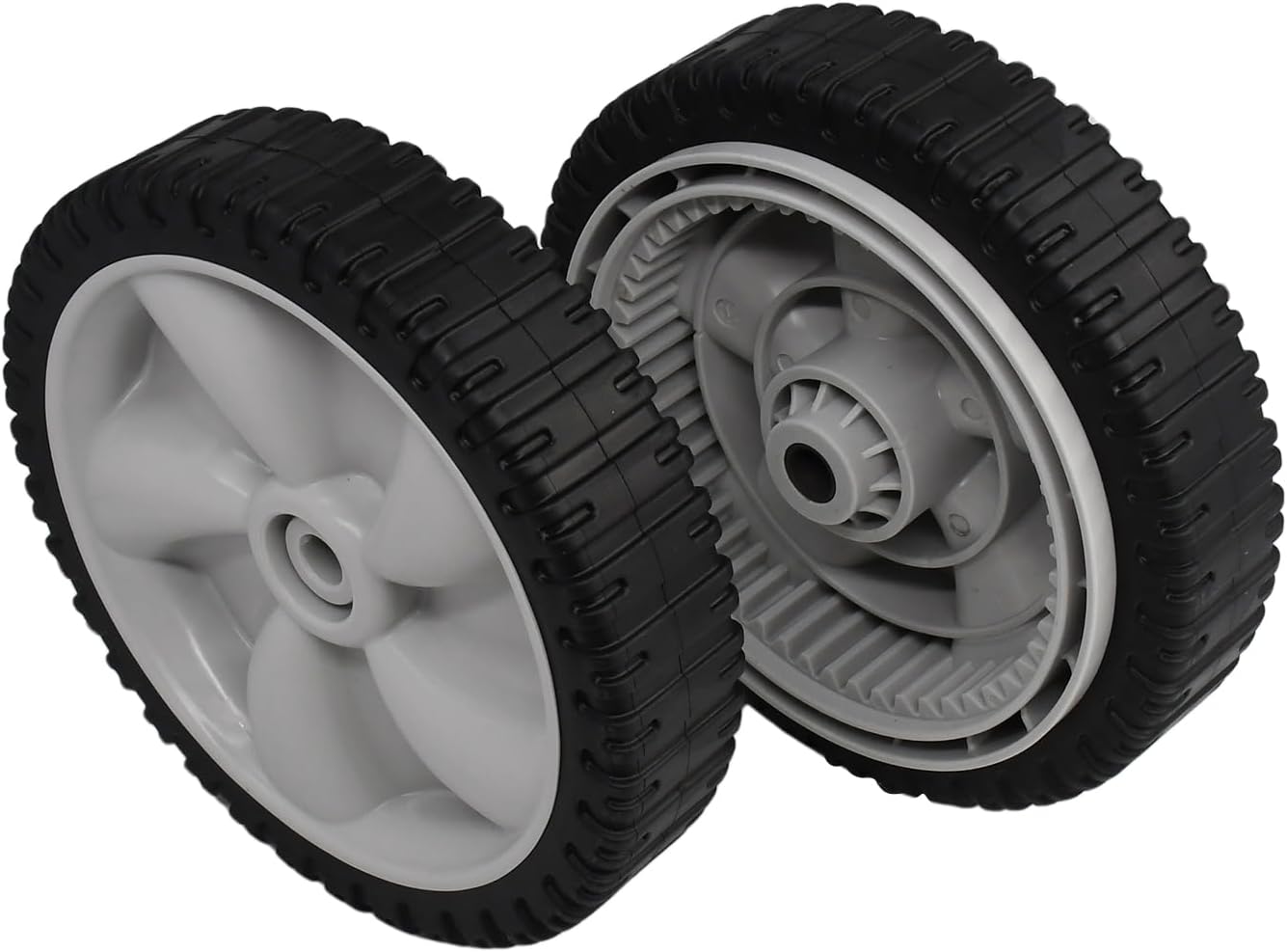 634-0190A Front Drive Wheels 8 Inch, 734-04581 Lawnmower Wheels Compatible with MTD, Yard Man, Craftsman, Huskee, Troy Bilt, Yard Machines Self Propelled Walk-Behind Lawn mower 2 Pack