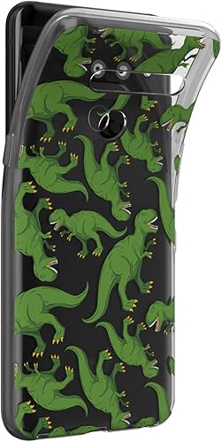 Miniatura 2 de Mertak Funda transparente para teléfono compatible con LG Stylo 6 5 4 K61 K51S K41S K30 K20 Q70 Q60 Trex TPU cubierta de TPU para mujer, diseño