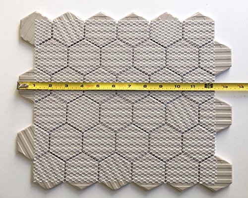 White 2" Hexagon Porcelain Mosaic Floor And Wall Backsplash Kitchen Bath #TOP3