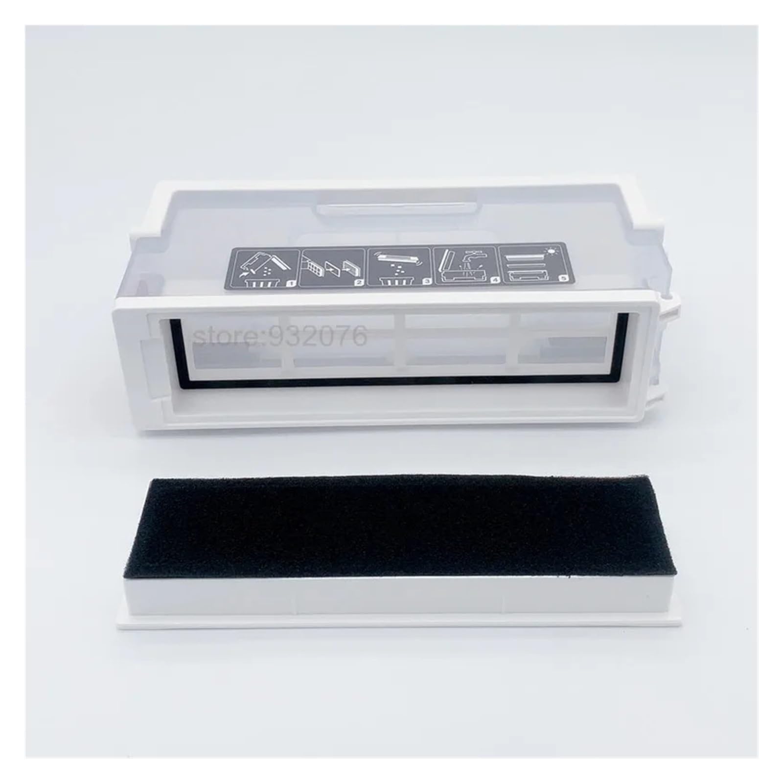 Boîte À Poussière, Compatible for ECOVACS, Compatible for DEEBOT, T9 + Collecte De Saleté Nettoyer Le Réservoir D'eau