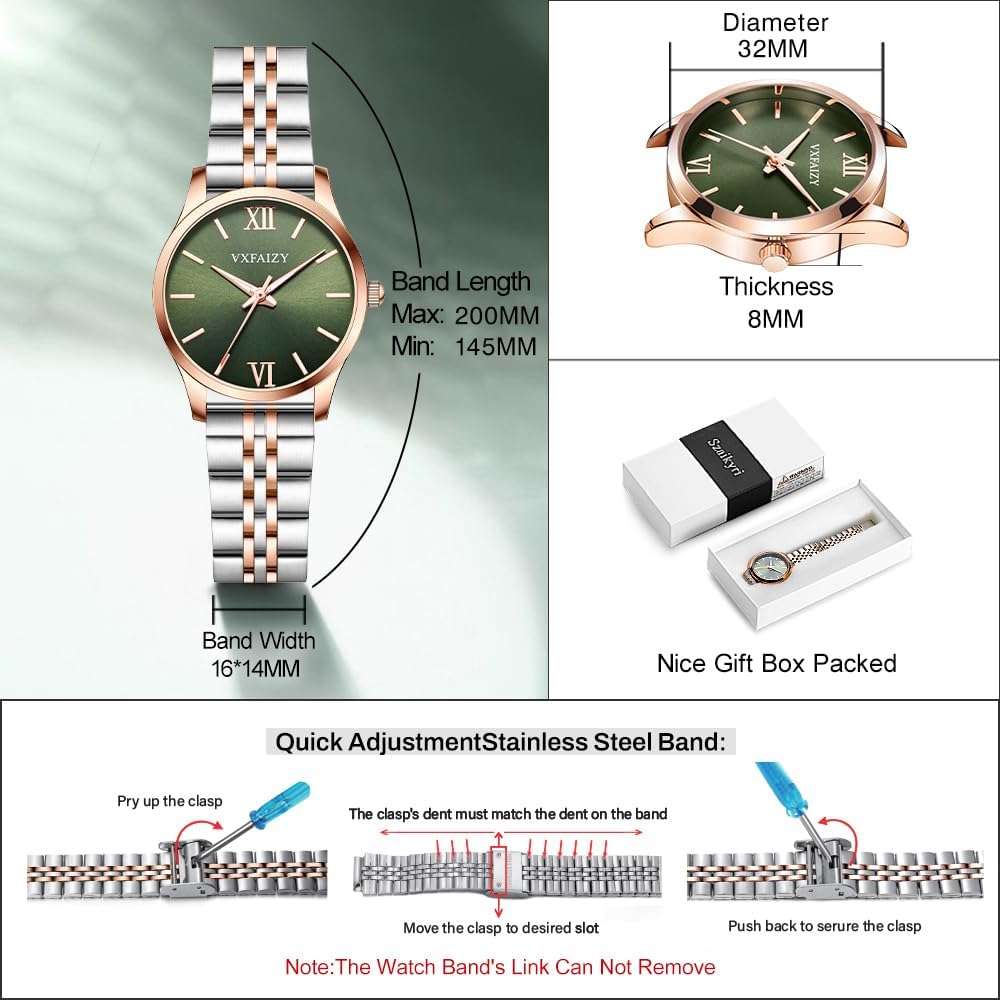 Women's Simplicity Watch Water Resistant Casual Watch for Women