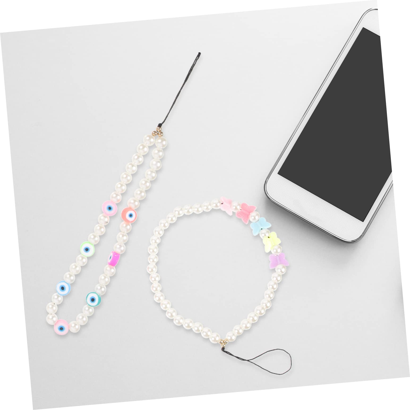 Housoutil Correas Para Teléfonos Móviles Colgante Tamishome Encantos Respiradero Acollador Decoración Pulseras De Teléfono Con Cuentas Cordones De Teléfono Con Cuentas