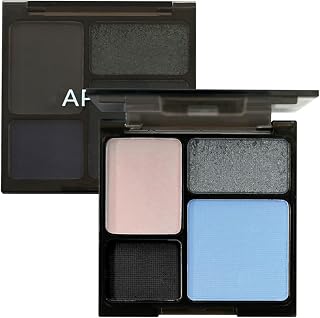 Blue Eyeshadow Palette - Eye Shadow Pallets for Women -Smokey Black Eyeshadow Glitter Eye Make-up - Shiny Sparkle Long Lasting Matte & Highly Pigmented Shimmer - Waterproof Quick Drying Eyeshadow