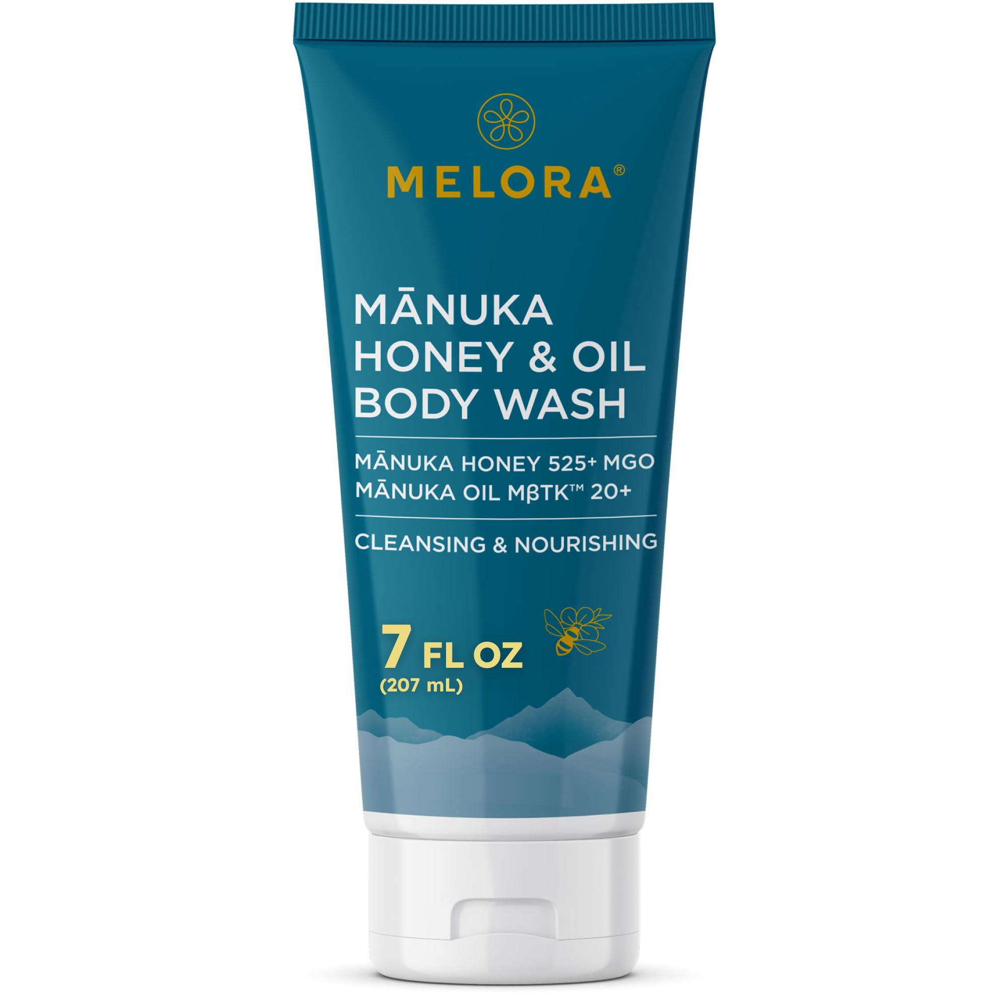 Amazon.com: MELORA Manuka Honey Body Wash (7 Oz) - Moisturizing