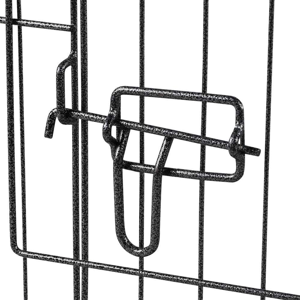 Abician 8 Panneaux Parc pour Chiots Enclos Clôture pour Chiens 61 x 61cm