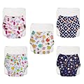Superbottoms Basic Leakage-proof advanced cloth diapers for babies, High Absorbent 100% cotton 1 reusable diaper and 1 i