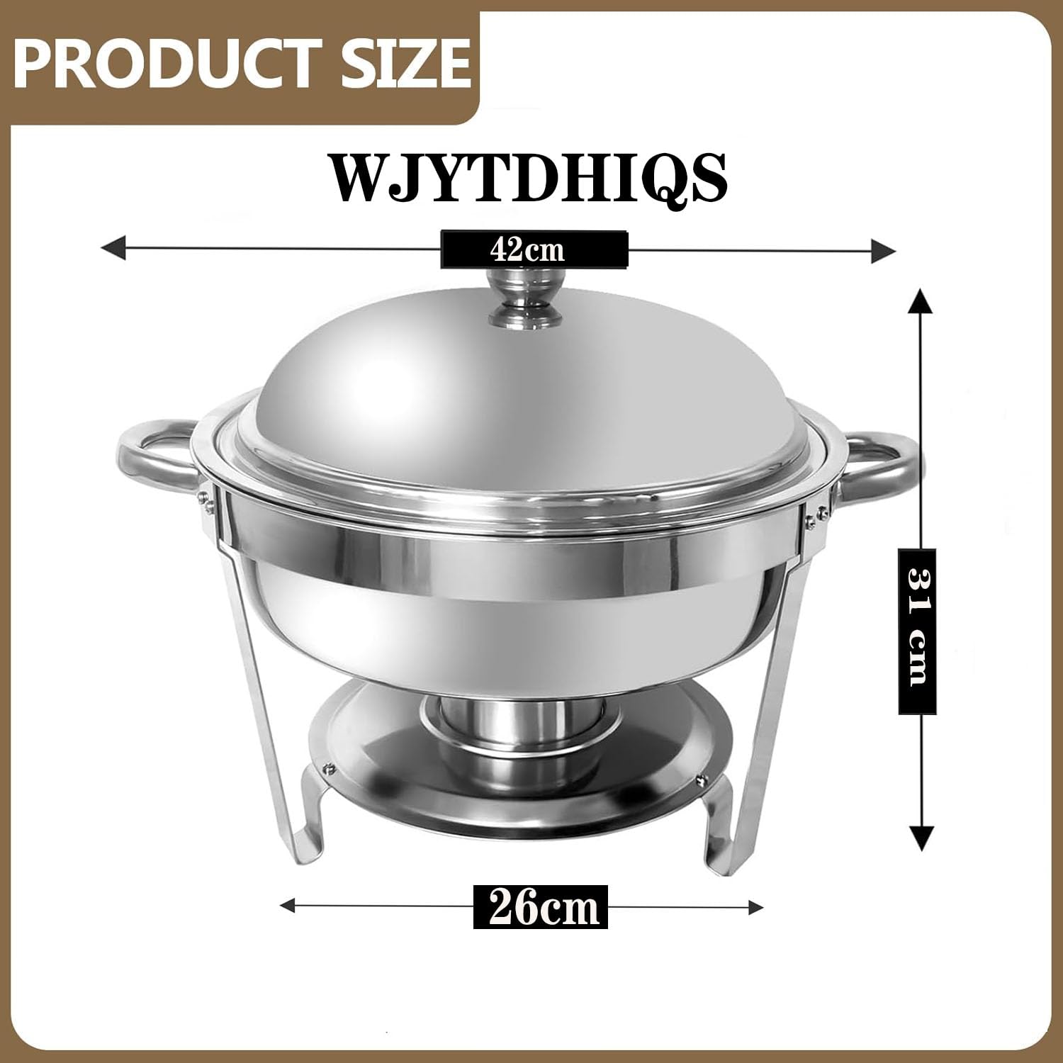 4 Pezzi Set Buffet Scaldavivande, Lid 4.5/6 Litre Cibo Scaldabagno Catering, Buffet Scaldabagno Scaldabagno Scaldabagno Scaldabagno, per Buffet Commerciale Cucina Domestica