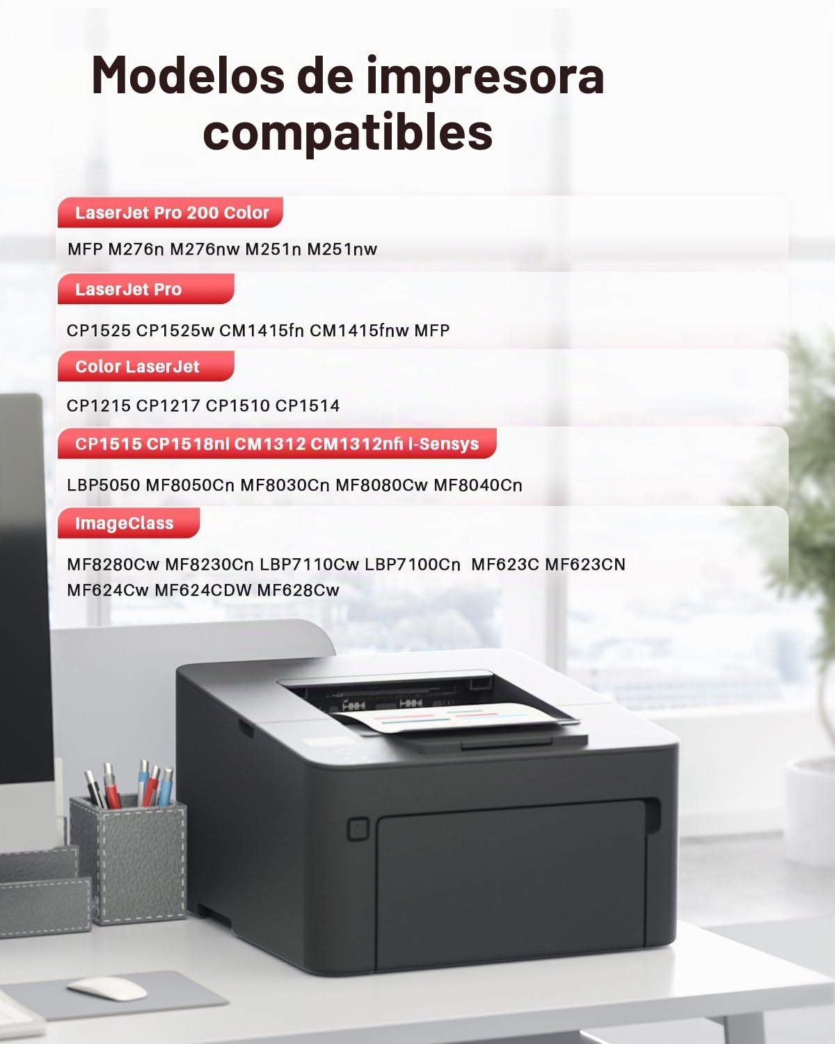Tóner 131X Compatible con HP 131X 131A CF210X CF211A CF213A CF212A | Compatible con HP LaserJet Pro 200 Color MFP M276nw MFP M276n M276 M251 M251n M251nw (4 Unidades)