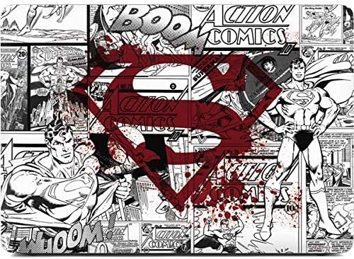 Skinit Decal Laptop Skin Compatible with MacBook Pro 13in (2020) - Officially Licensed DC Comics Superman Comic Pattern Logo in Red Design