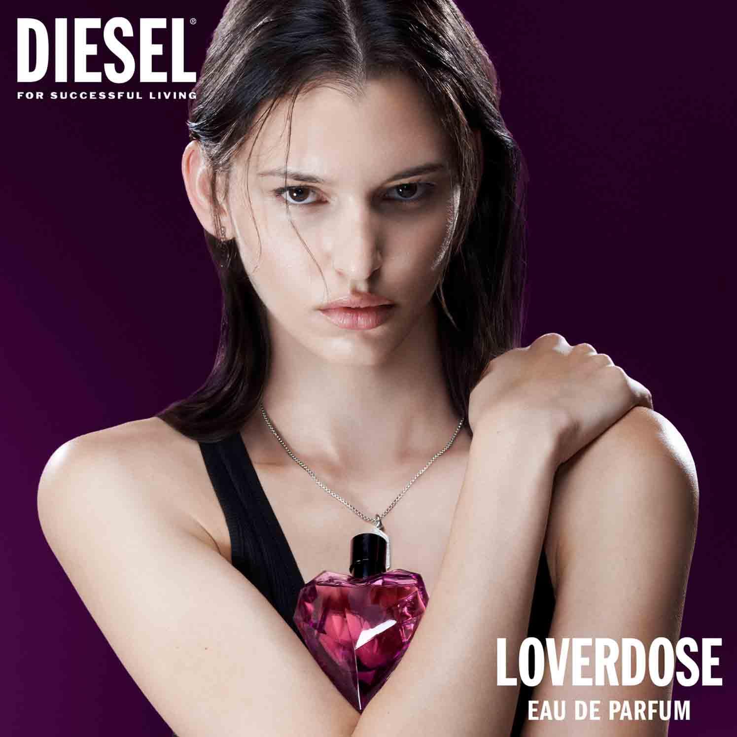 Diesel Loverdose Eau de Parfum Donna, Profumo Donna Appassionato e Floreale, Fragranza Dolce e Fresca, Note di Mandarino, Liquirizia e Vaniglia, A Lunga Durata, Profumo di Lusso per Donna