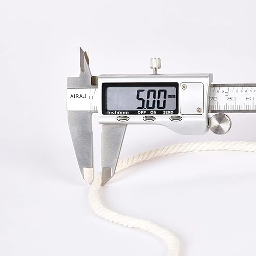 Miniatura 5 de AIFUN - Cuerda de macramé 5 mm x 328 yardas, cuerda de macramé de algodón natural - 4 hilos de cuerda de algodón trenzada para colgar en la pared,