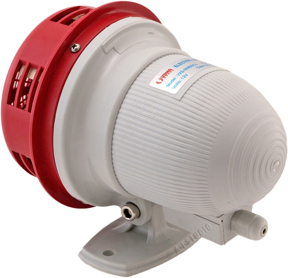 Amazon.com: Vixen Horns Loud Electric Motor Driven Alarm/Siren