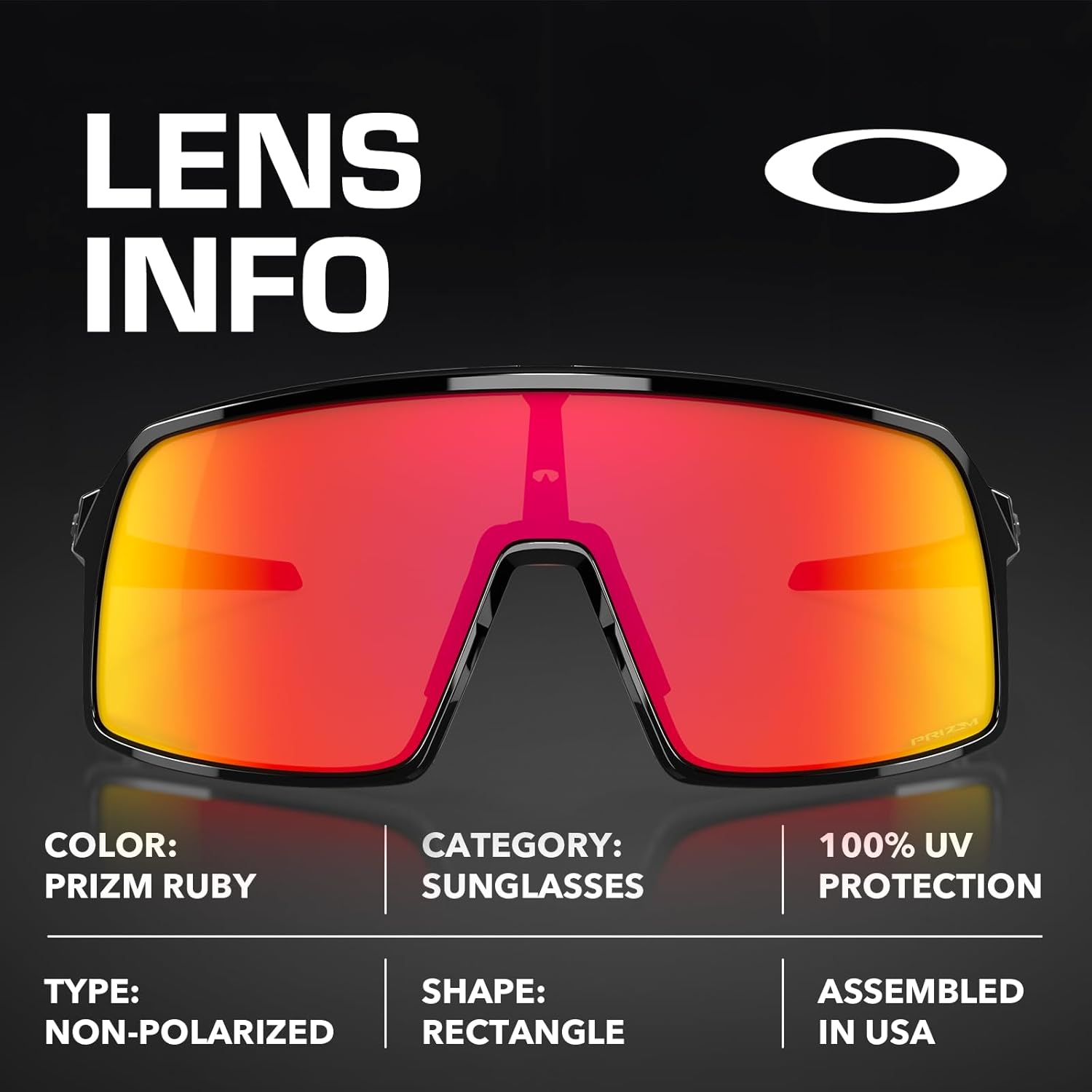 Oakley SUTRO S OO9462 Rectangle Shape Sunglasses With Official Eyewear Kit
