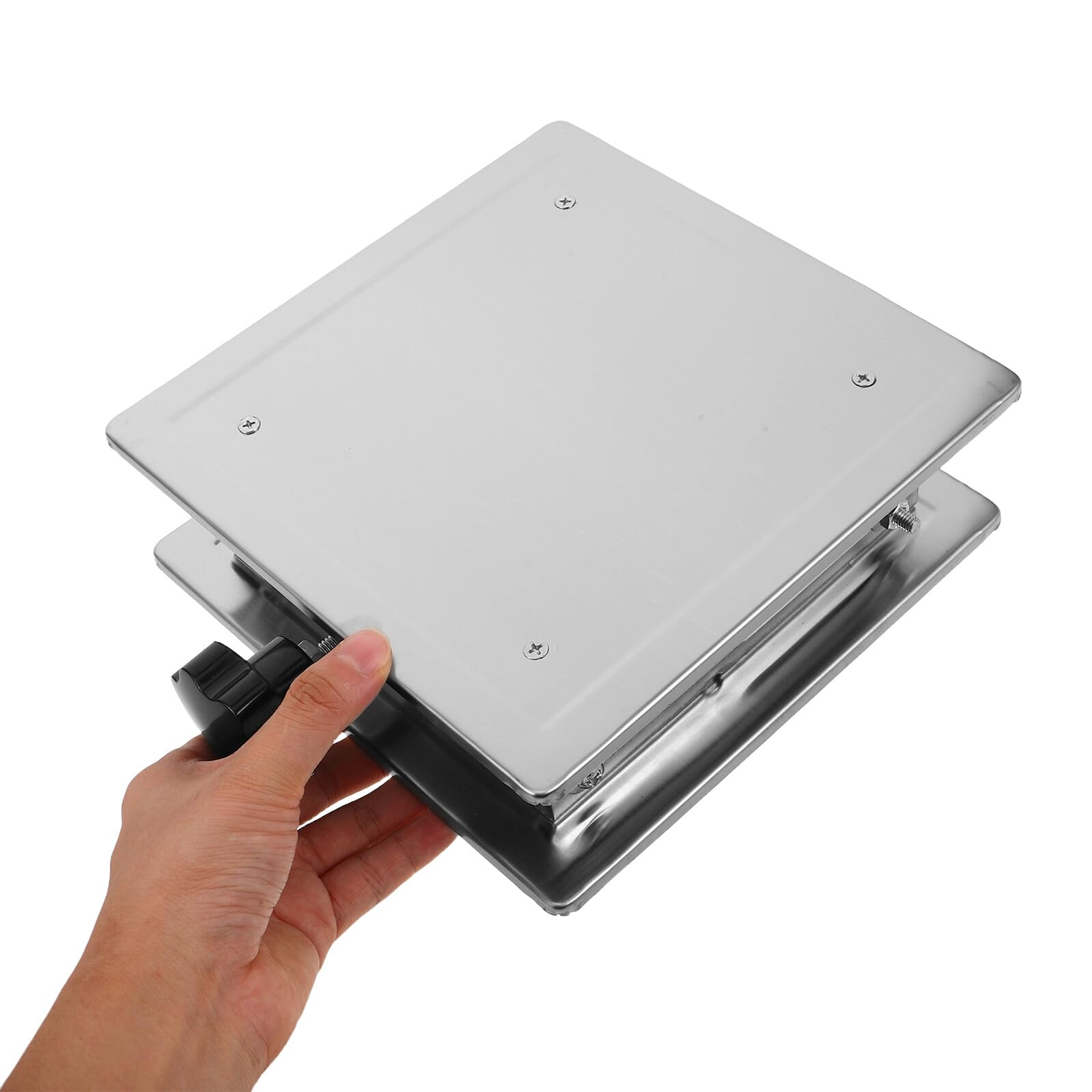 Hemobllo Plataforma Elevadora Manual De Acero Inoxidable Para Laboratorio Ajustable De Soporte De Gato De Laboratorio Para Mesa De Trabajo De Altura Variable