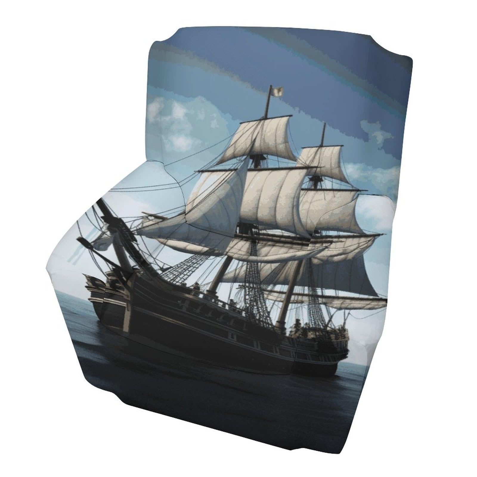 Fekiloot Style Old Sailing Ship Couch Cover Sofa Cover Sofa Slipcover