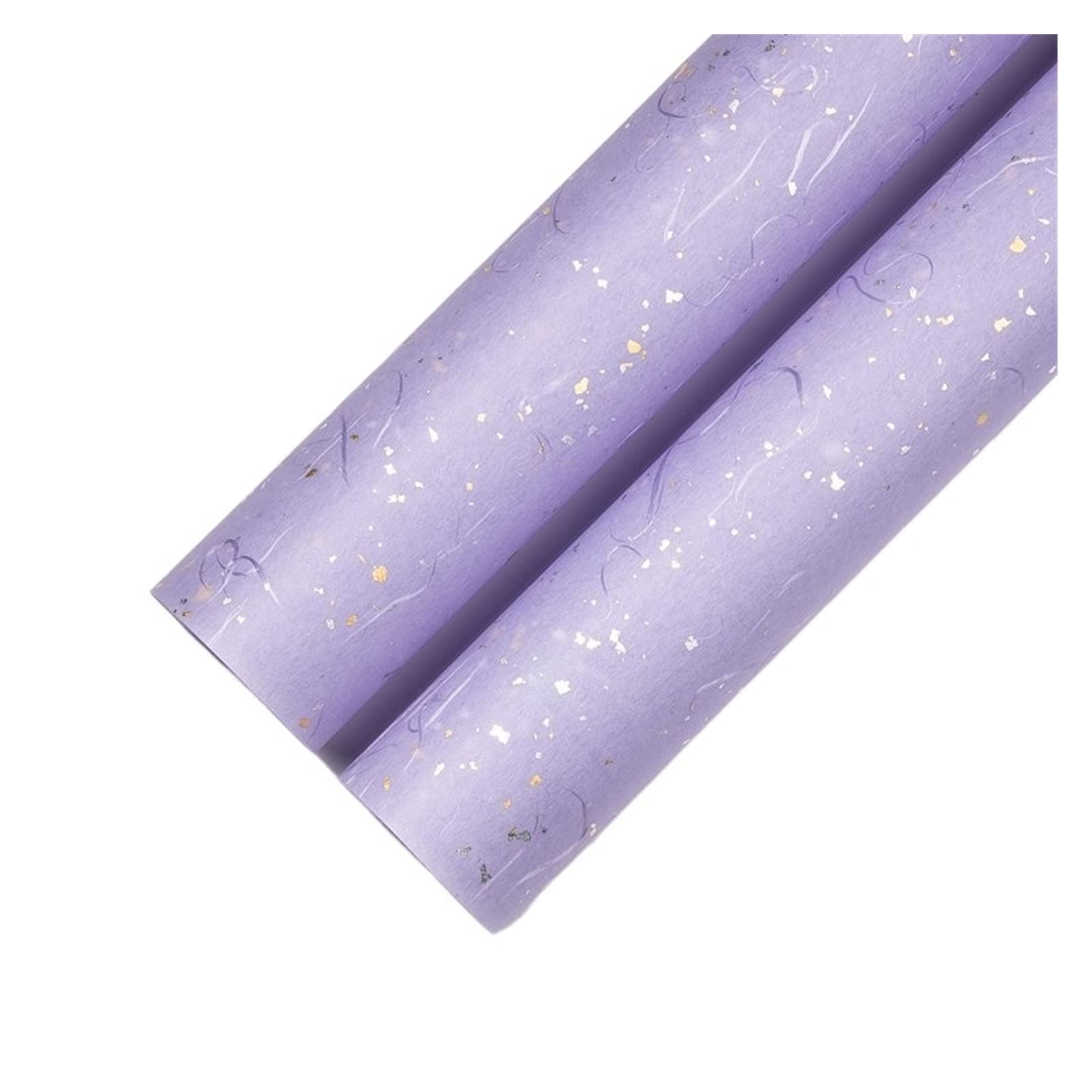 ZZSRJ 10 pz/Set 60 * 60 cm Carta Velina Fiore Abbigliamento Camicia Scarpe Confezione Regalo Carta Artigianale Rotolo di Carte da Imballaggio (Color : Purple, Size : 23.62 * 23.62in)