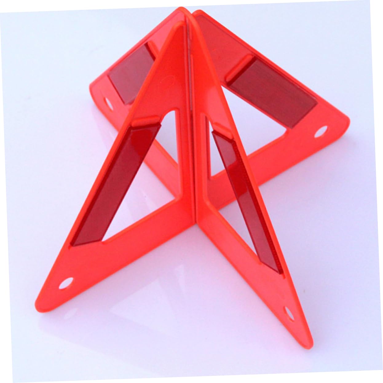 Triángulo de Advertencia Plegable Naranja Pvc 3 Piezas para Coche