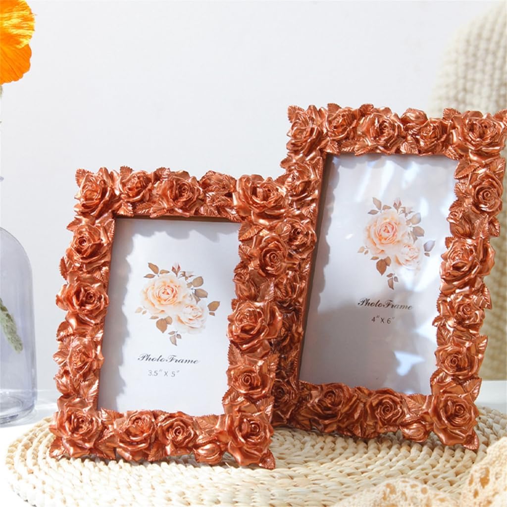 Retro Picture Frame Antique Ornate Photo Frame Decorative Photo Frame Home