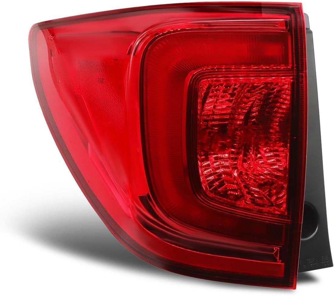 Outer Tail Light Assembly Not Halogen Compatible with Pilot 2016 2017 2018 Right Passenger Side Rear Tail Lamp Taillight HO2805107 33500TG7A01