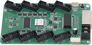 Receiving Card, Good Chip Compatibility LED Screen Control Card DC3.3‑6V Flexible Layouts 5A‑75B Multiple Input Ports for DIY Electronic Device