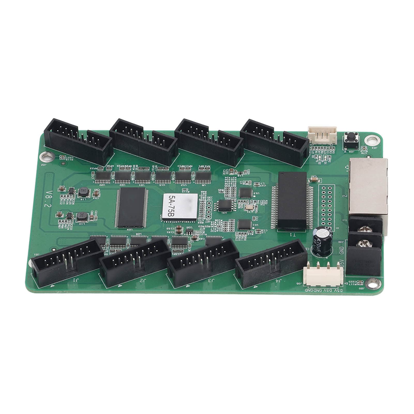 Modulo di Ricezione Schermo LED a Colori 5A-75B Scheda di Controllo Sincrono per DC3.3-6V Ricezione Scheda di Ricezione Generale