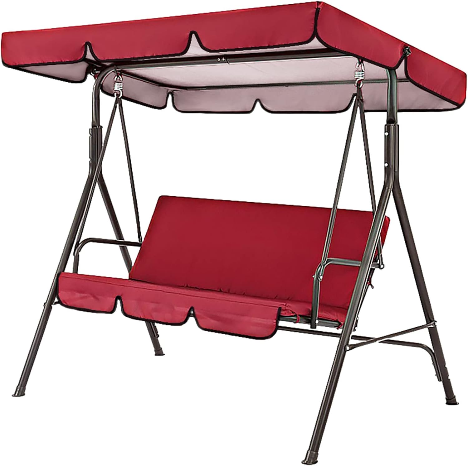 Garden Swing Canopy Replacement with Seat Cover Set Swing Seat Parts