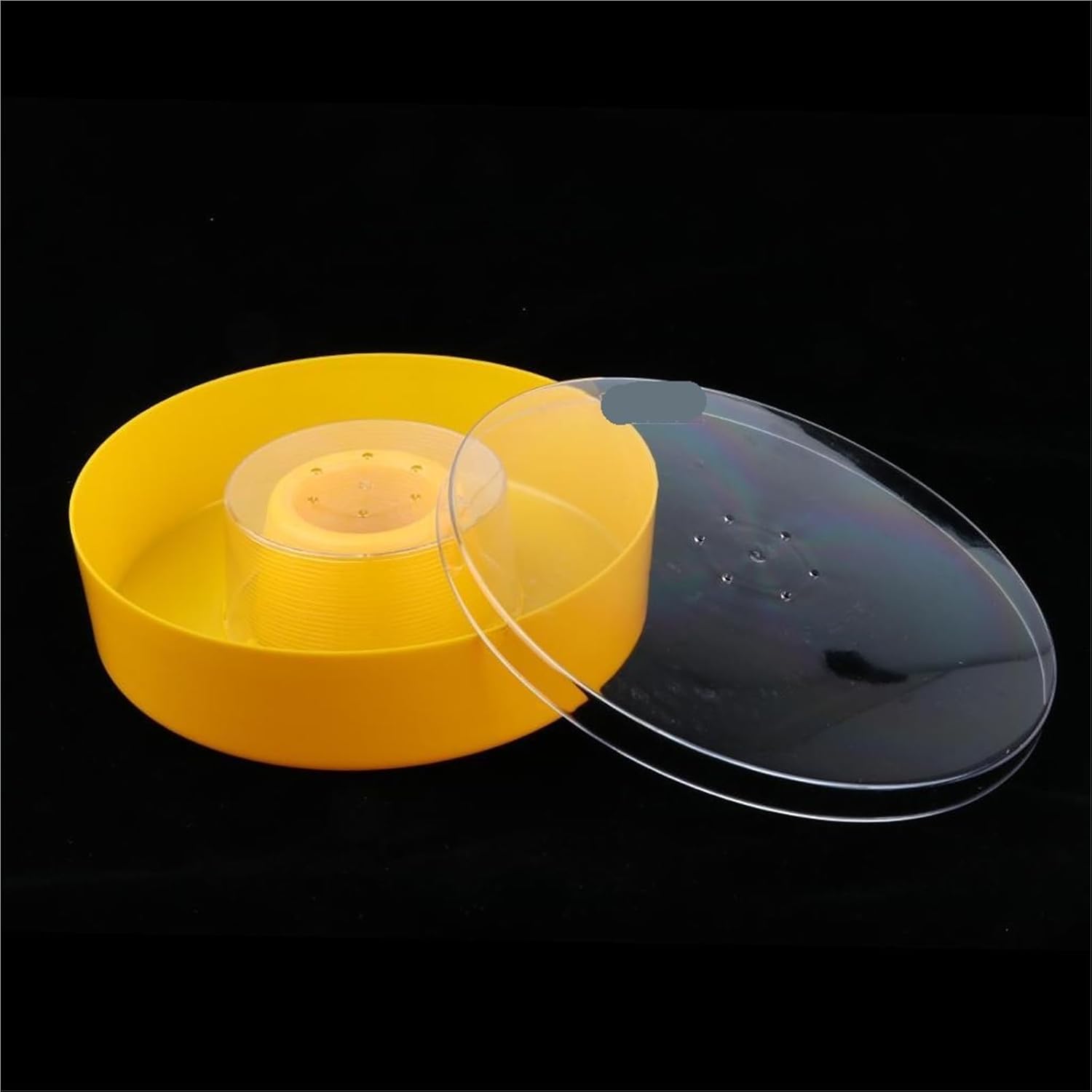 Beekeeping, 3pcs Beekeeper Hive Inlet Feeders Disk Feeder for Bees, Drinking Trough for,for Beekeepers