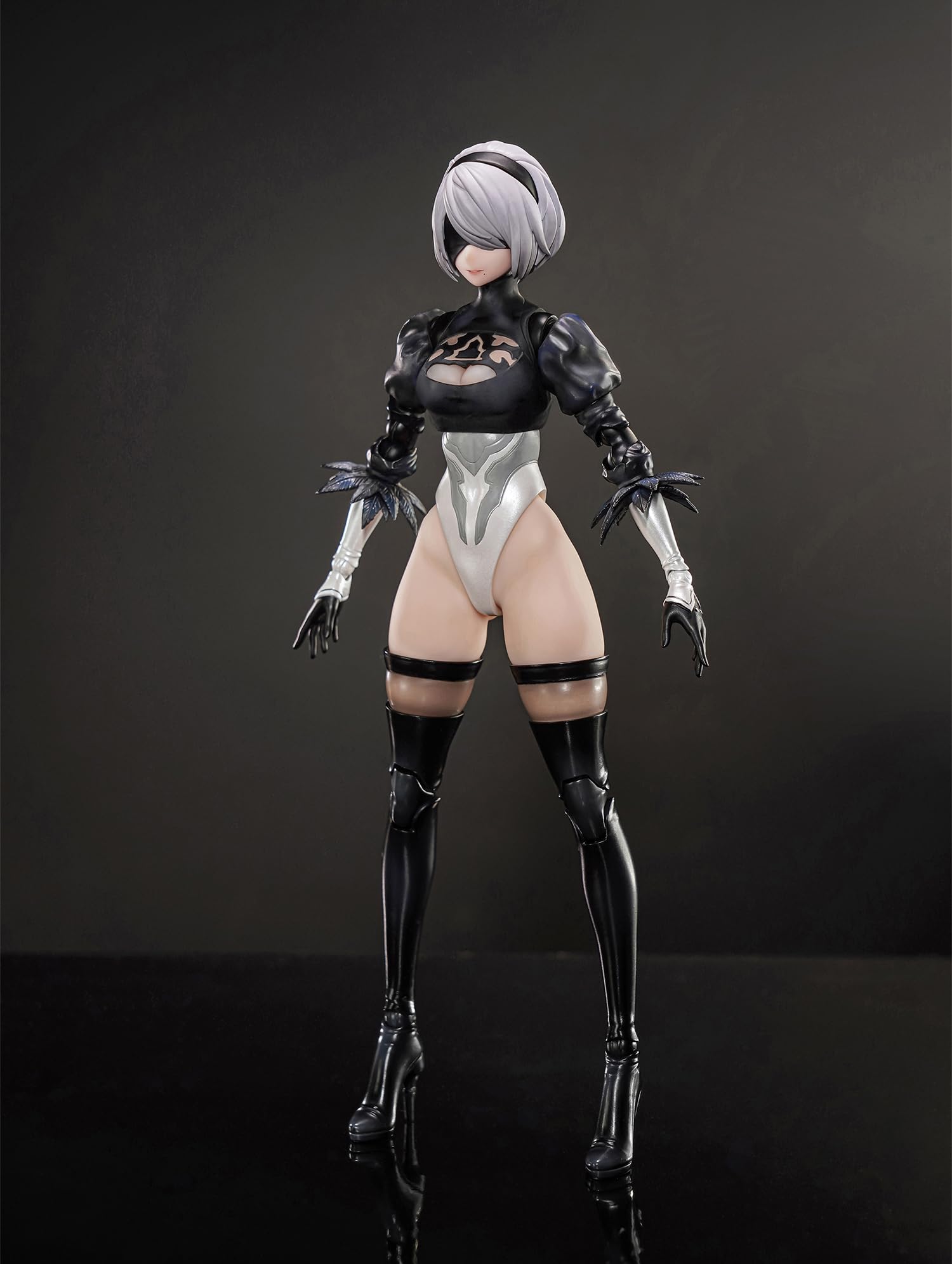 NieR:Automata 2B ヨルハ二 フィギュア 1/9 可動フィギュア Amazon | 『NieR:Automata Ver1.1a』YoRHa No.2 Type B - 2B 1/9