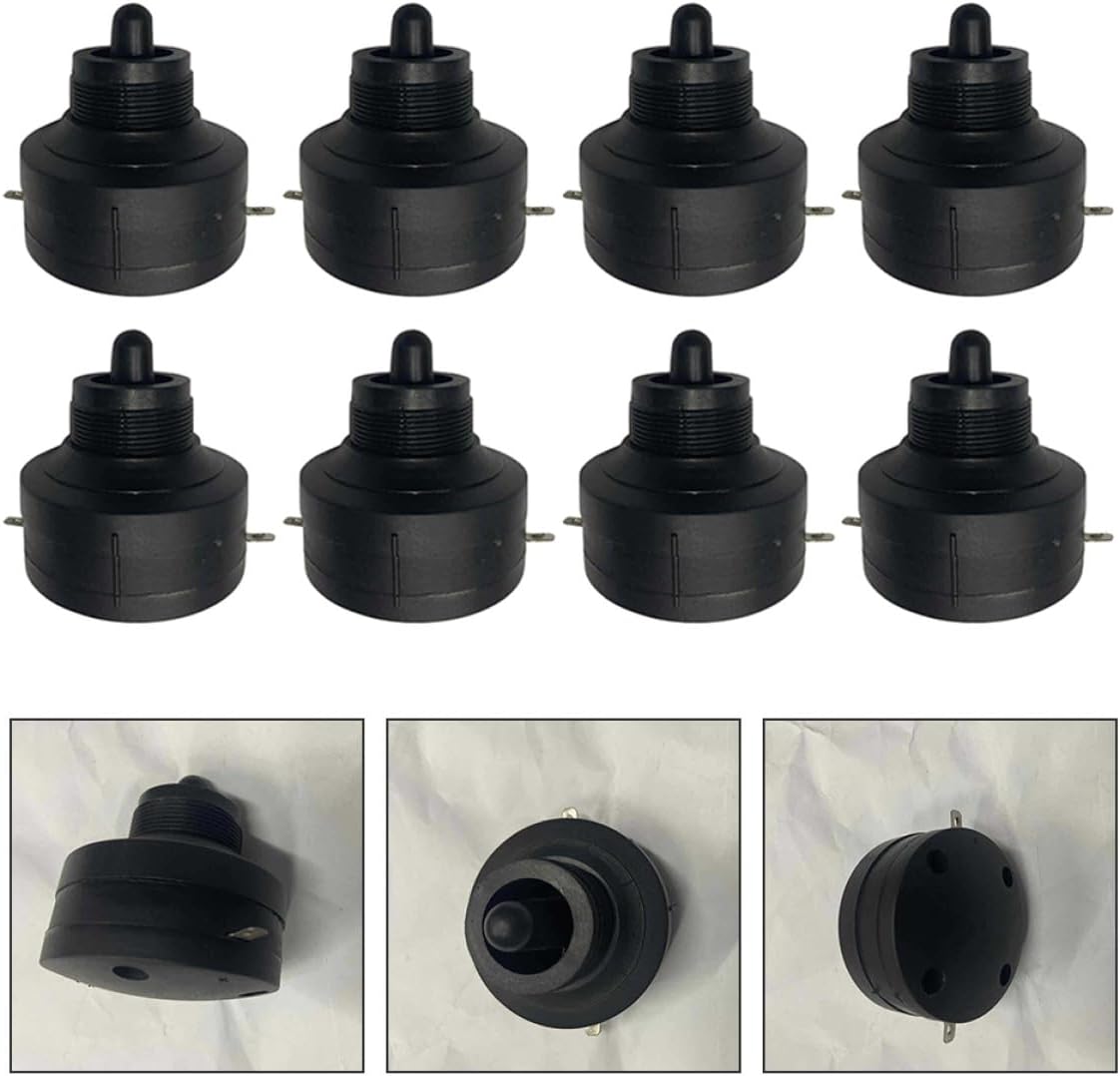 8pcs Car Tweeter Speakers Mini Piezoelectric Audio Tweeter Horns Replacement for Automotive Sound System Accessories