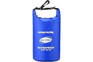 Dual Waterproof First Aid Kit for Boating Emergencies - Safely Store Essential...