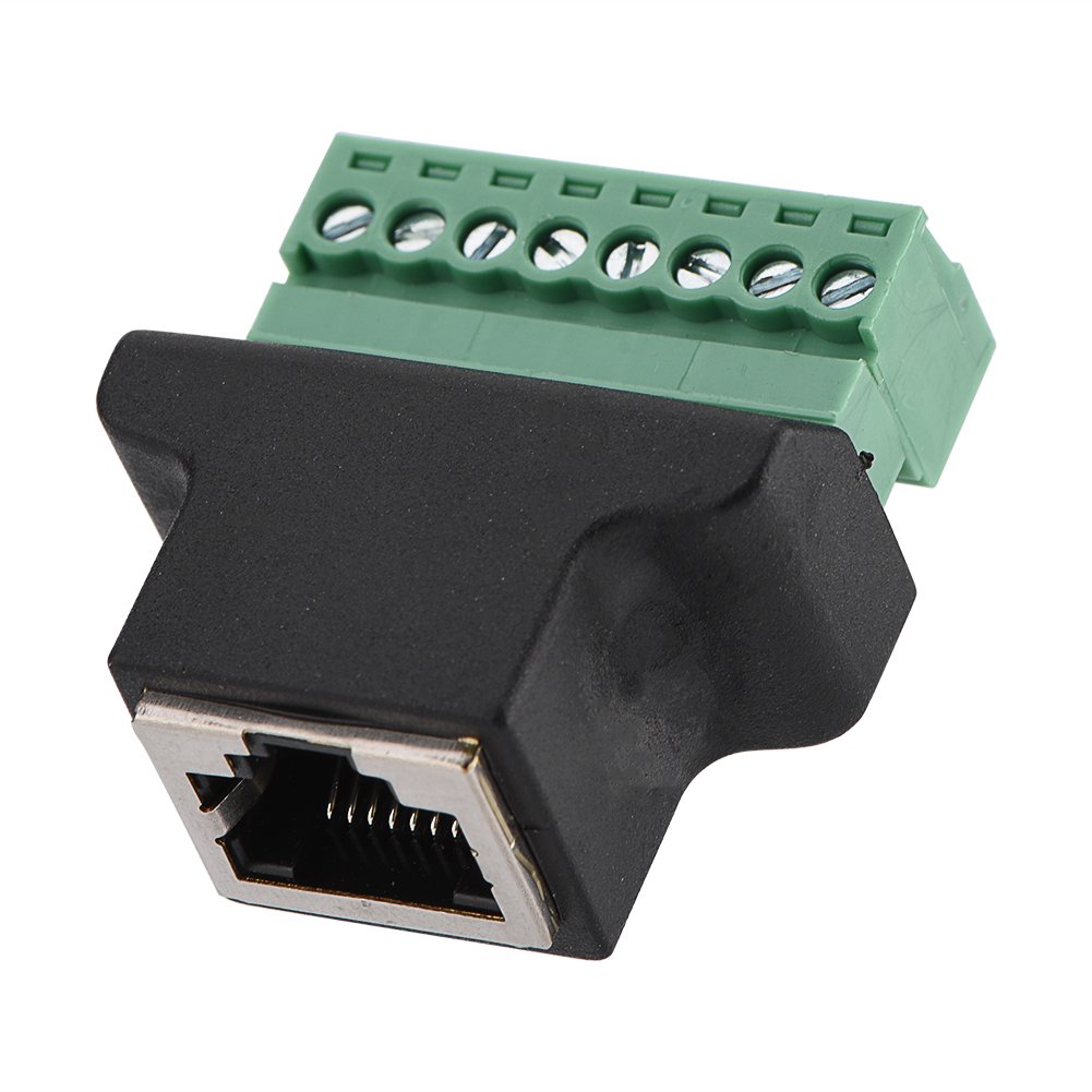 Adattatori RJ45 Femmina A Morsettiera - Set 2 Pezzi Per Cablaggio Ethernet Senza Saldatura - Foto 2