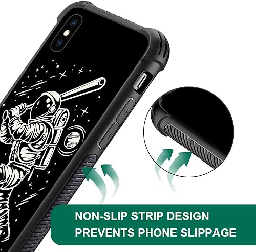 Miniatura 5 de Funda para iPhone Xs Max, de cristal templado 9H para iPhone Xs Max, diseño a prueba de golpes, antirrayones, para Apple iPhone Xs Max de 6.5