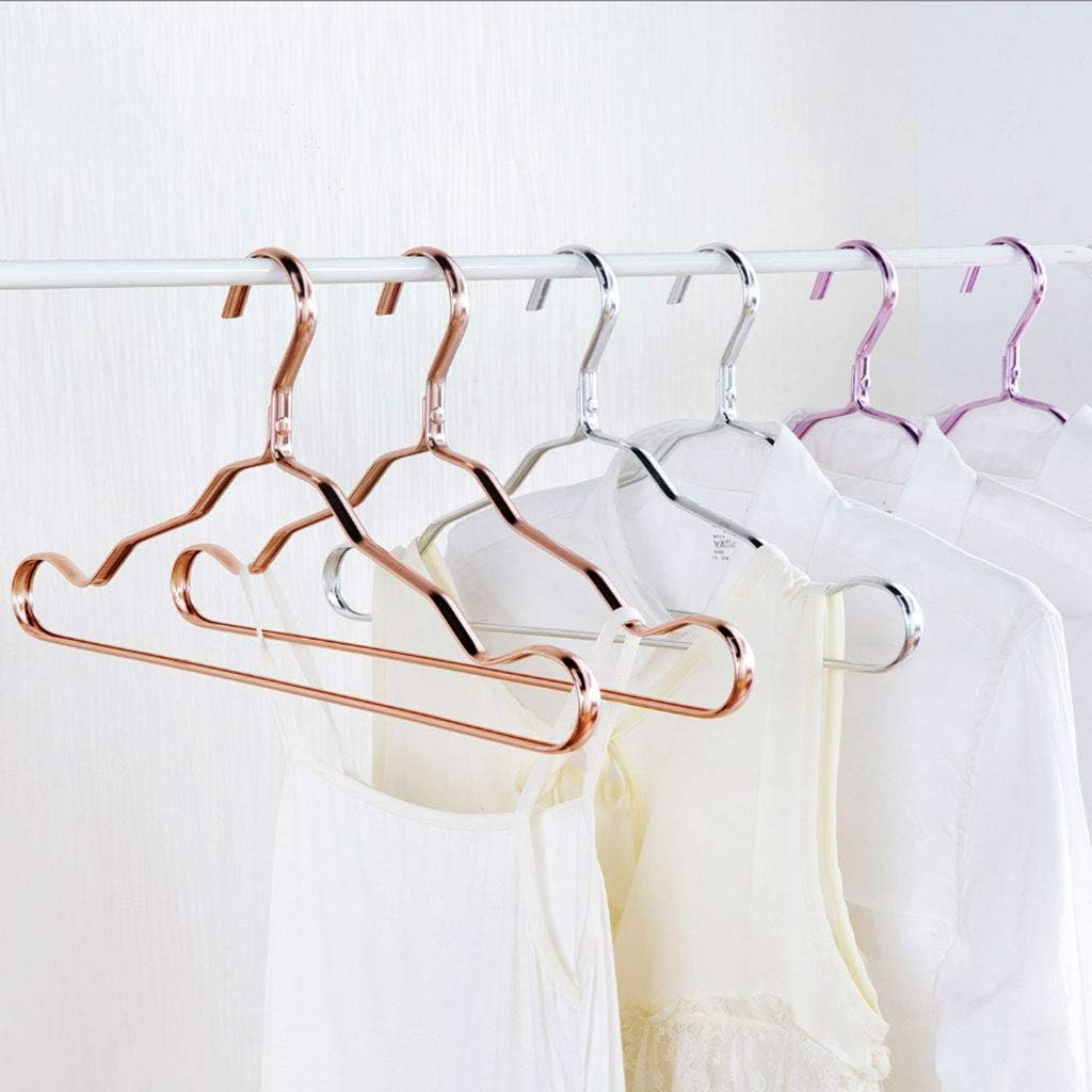 5-Pack of Stable Aluminum Coat Hangers/Coat Hangers (Silver)