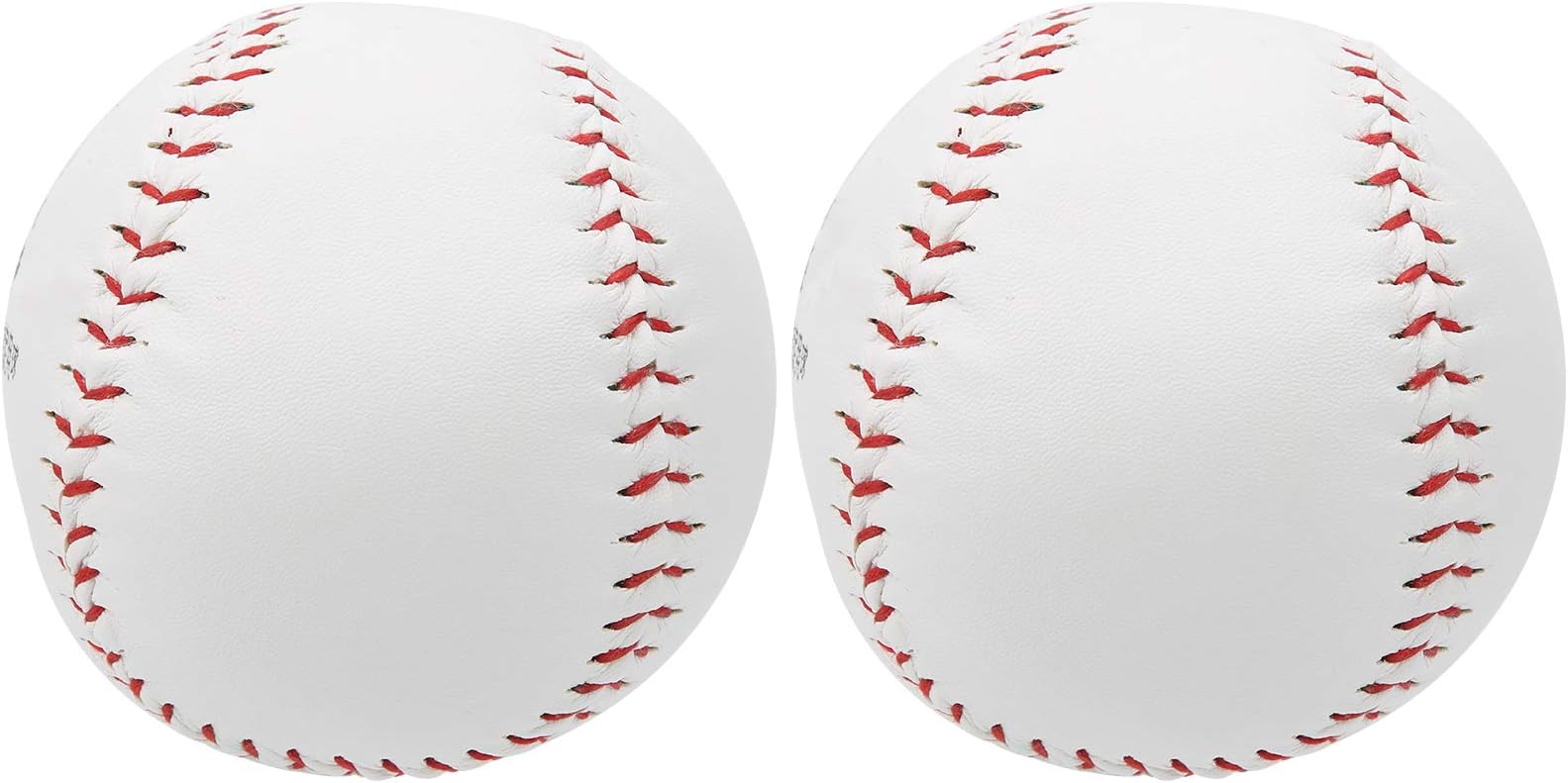 Softball Ball Training, 2Pcs 12in Softball Hand Sewing Practice Hard Ball Sport Accessory