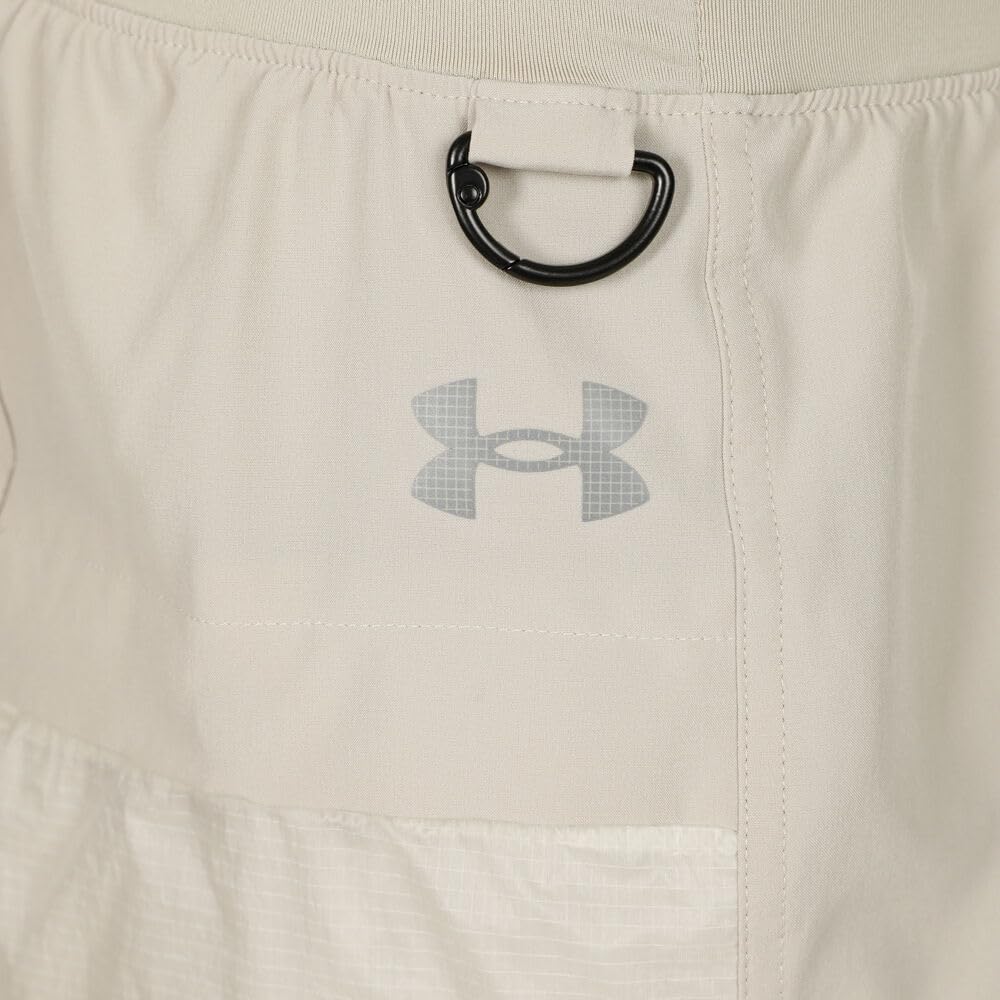 Under Armour M?skie spodenki do biegania szlak krótkie spodenki do biegania Khaki Base - Beige L, Khaki Base, L
