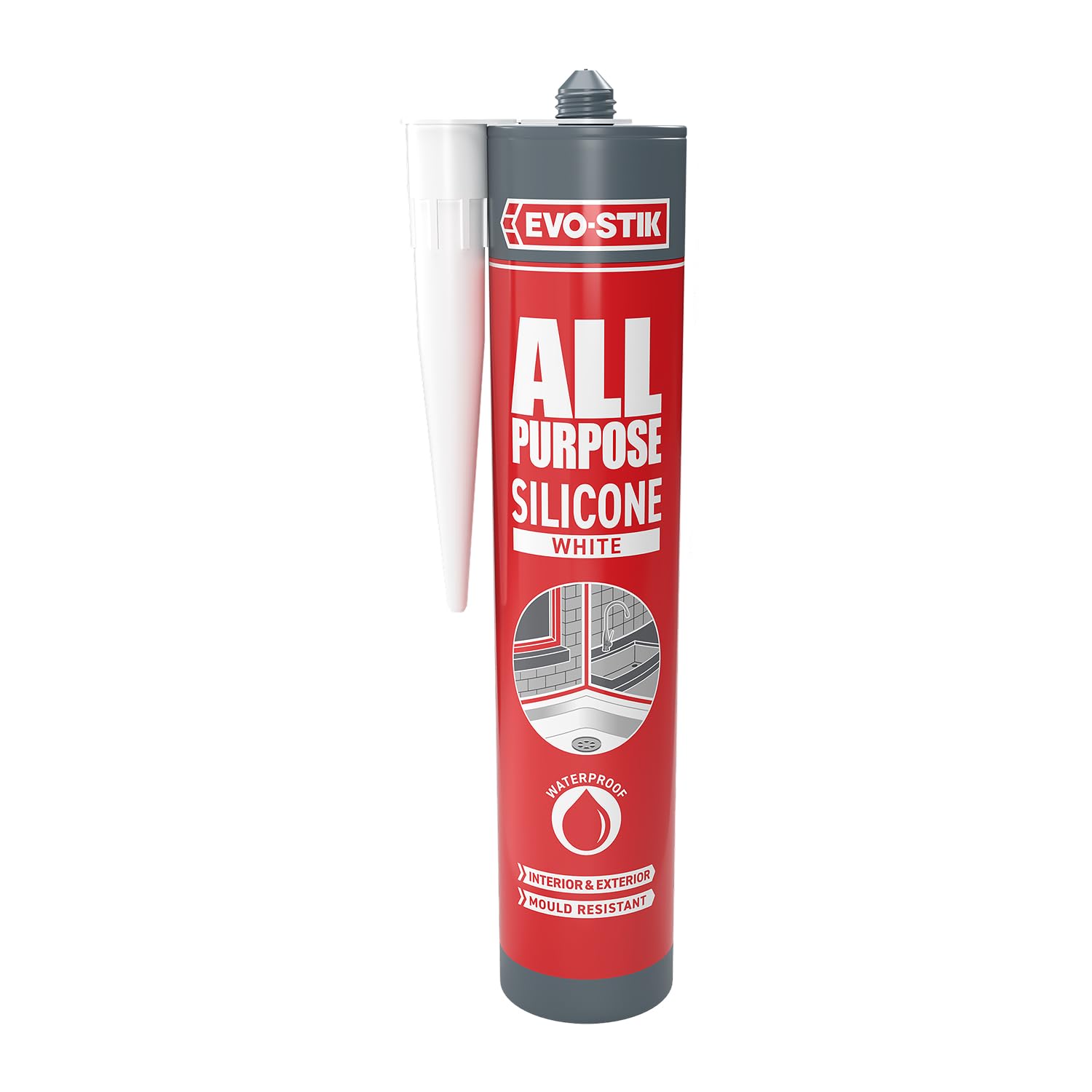 All Purpose Silicon Seal 280ml, White