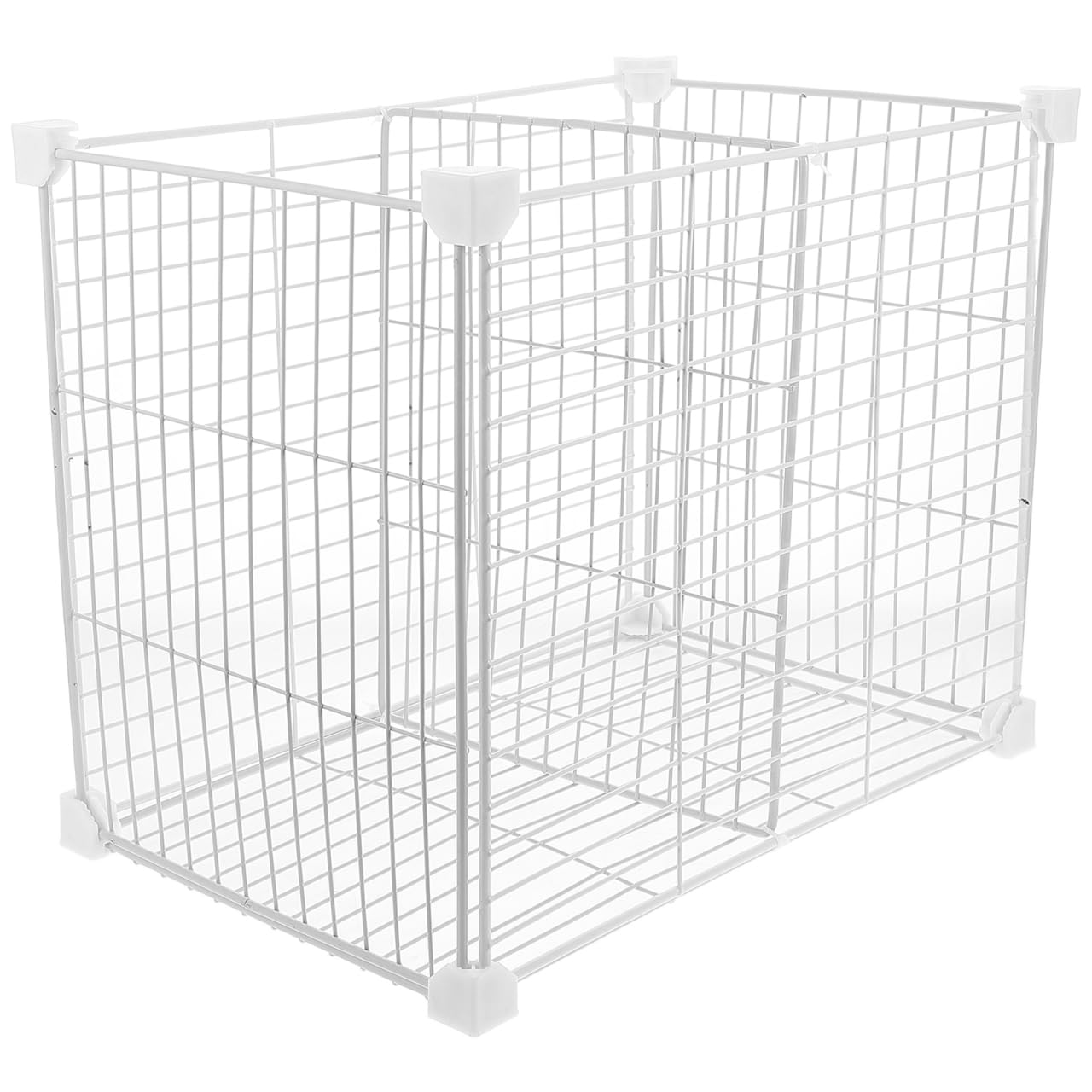 GALPADA Organisateur Congélateur Coffre Grille De Séparation pour Congélateur avec Panier De Rangement Inférieur Casier en Métal 14.57 X 11.81 X 9.45 in pour Aliments Fruits Légumes