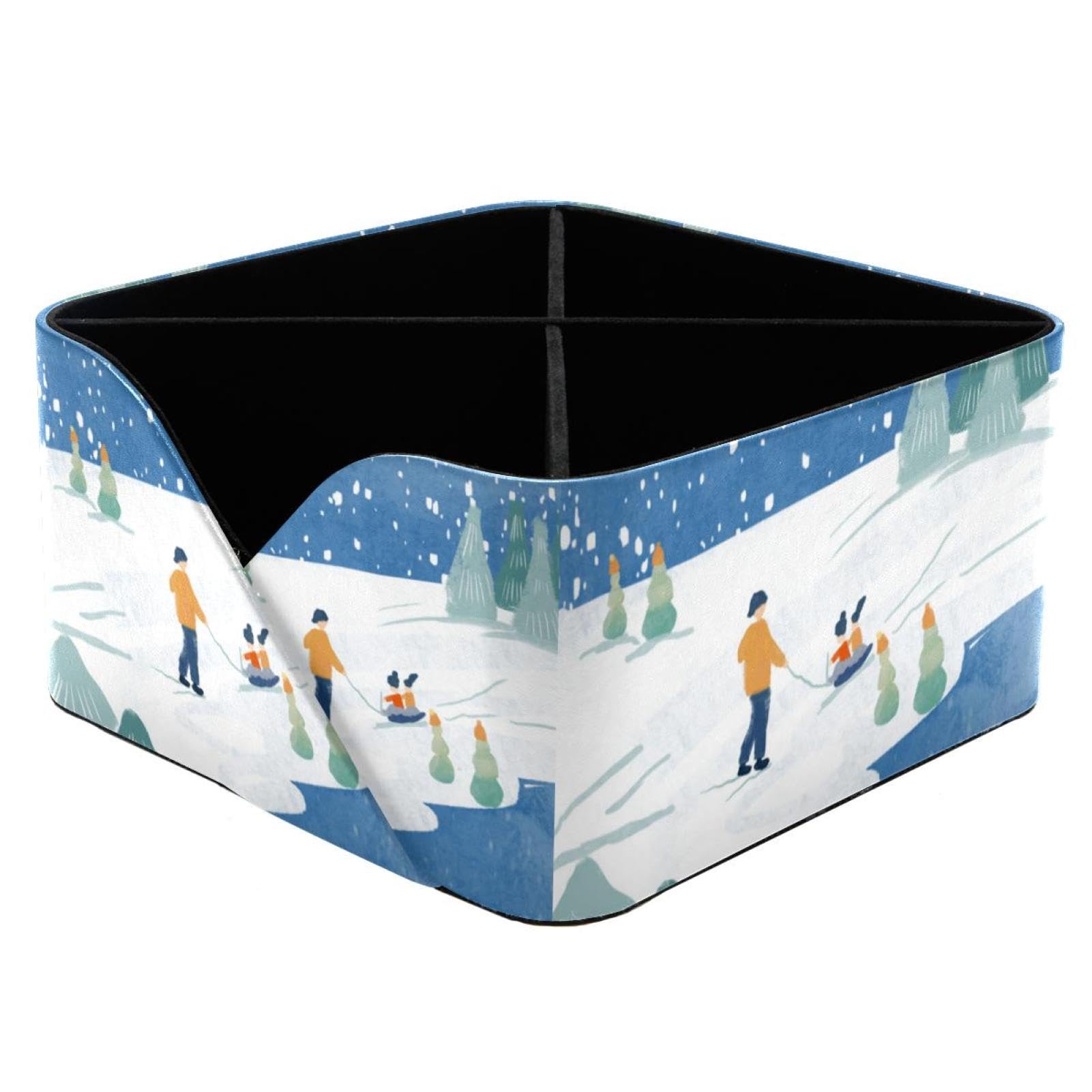 Organiseur de bureau pour papeterie à motif ski : rangez enfin tous vos crayons