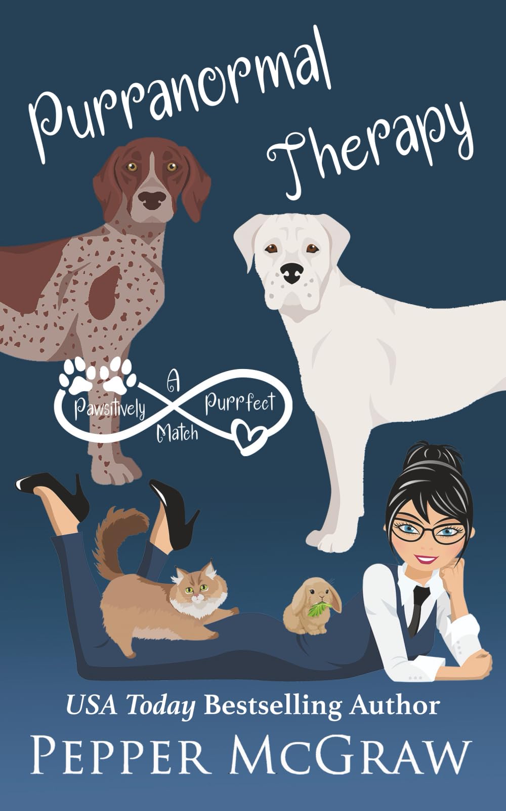 Purranormal Therapy: A Pawsitively Purrfect Match (Matchmaking Cats of the Goddesses)