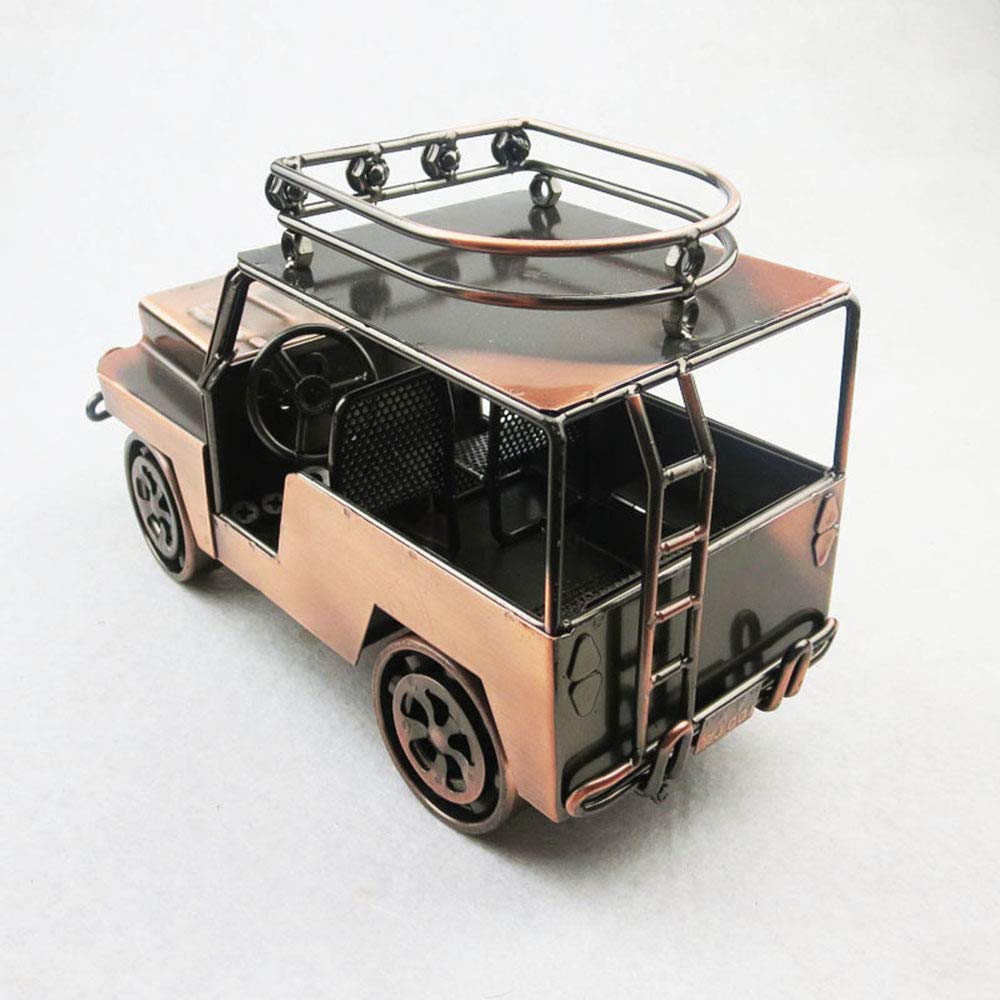Amazon.co.jp: 手作りレトロ車モデル金属アンティークミニカー  